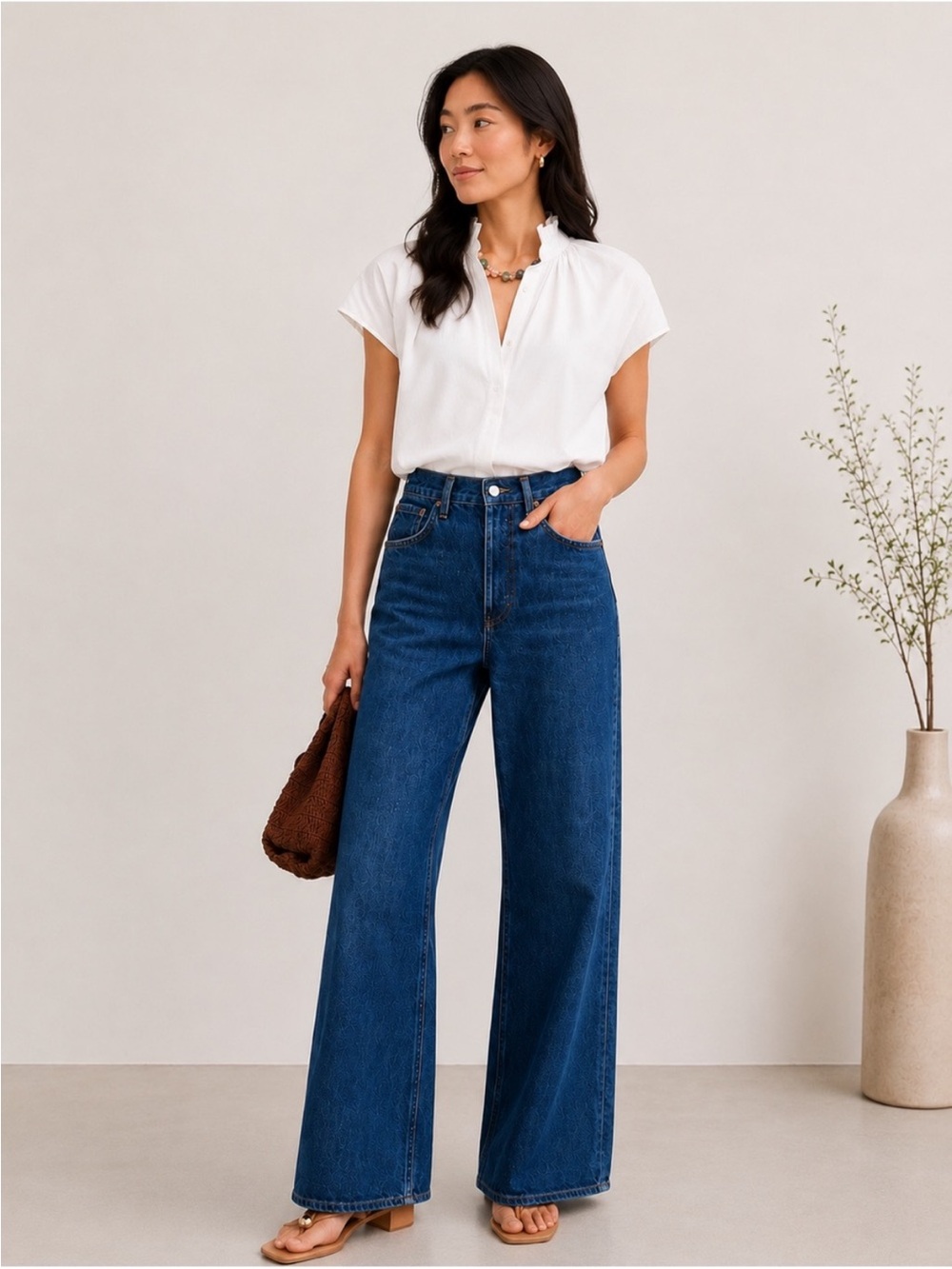 POMANDER PLACE White Rae Blouse